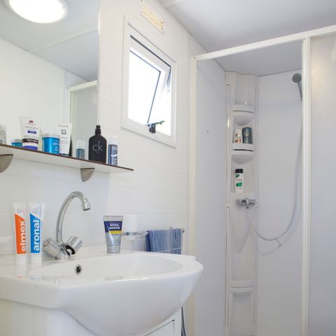 MOBILHOME 6 personas - Mobil-home | Confort | 2 Dormitorios | 4/6 Pers. | Terraza elevada | Aire acondicionado.