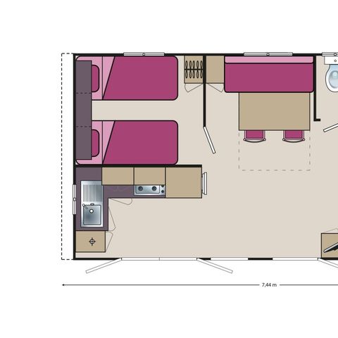 CASA MOBILE 5 persone - Casa mobile STANDARD