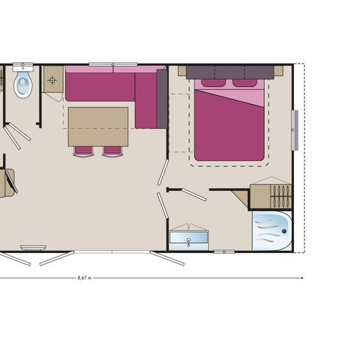 CASA MOBILE 5 persone - Casa mobile comfort