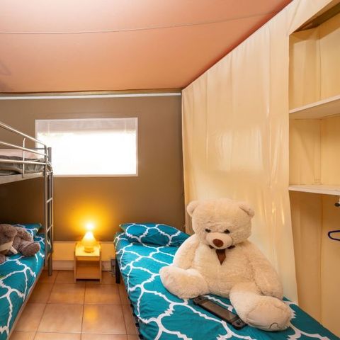 CANVAS AND WOOD TENT 5 people -  Lodge 2 bedrooms 5 pers