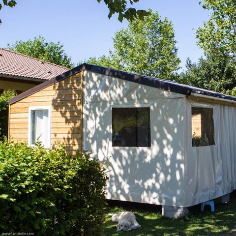 Glamping tent 5 persons - BUNGALOW TOILE without sanitary facilities or water