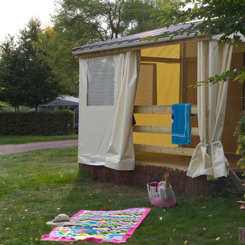 Bungalowtent 5 personen - BUNGALOW zonder sanitaire voorzieningen of water