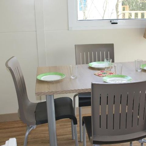 Chalet 4 personen - HOUT met terras