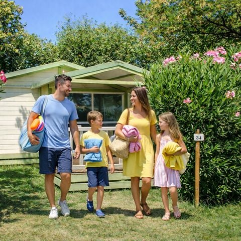 Chalet 5 personen - HOUTEN met terras