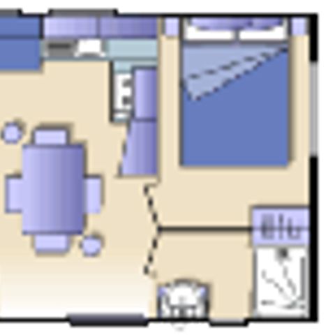 Mobilheim 6 Personen - MH3 32 m² keine Terrasse