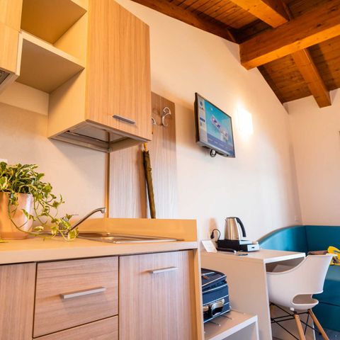 STUDIO 3 personnes - Studio Deluxe (2 adultes et 1 enfant max)