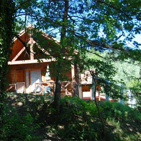 Chalet 5 personen - Chalet Standard Cabane mezzanine 25m² - 1 kamer + Overdekt terras - 5/7 pers