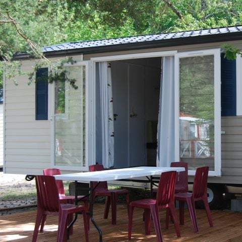 Stacaravan 4 personen - Stacaravan Standard Cocoon 28m² - 2 kamers + Terras met parasol - 4 pers