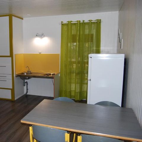 Chalet 2 personnes - Chalet pour personnes à mobilité réduite "l'O douce" 34m² - 1 chambre + terrasse couverte - 2/4 pers
