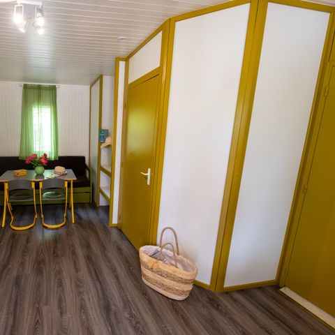 Chalet 2 personnes - Chalet pour personnes à mobilité réduite "l'O douce" 34m² - 1 chambre + terrasse couverte - 2/4 pers