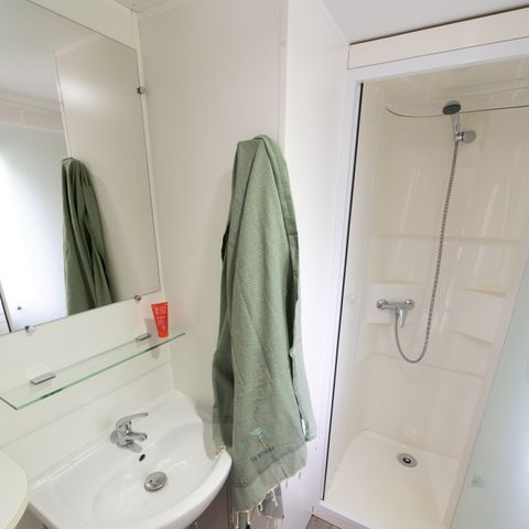 MOBILHOME 4 personas - Confort Cocoon Clim 28m² (2bed-4pers) + Terraza cubierta + Aire acondicionado