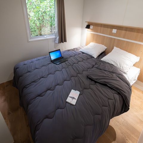 Mobilhome 10 personnes - Mobil-Home Premium Tribu Trendy - 5 chambres + terrasses couvertes reliées + Clim + TV