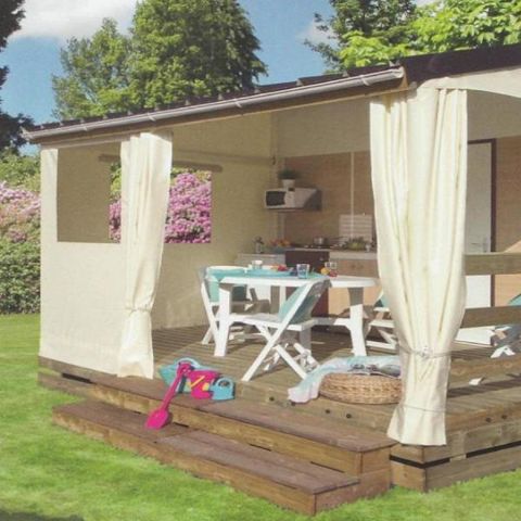 Bungalowtent 4 personen - BEURDY 20 - zonder sanitair 21 m²