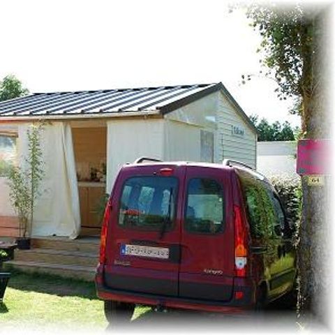 Glampingtent 4 personen - BEURDY 20 - zonder sanitair 21 m²