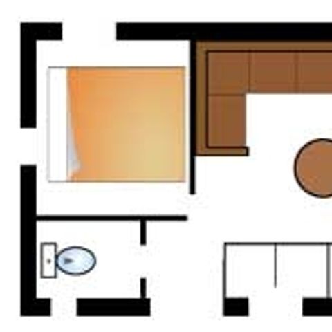 CASA MOBILE 4 persone - Casa mobile: 2 camere da letto, 5 persone