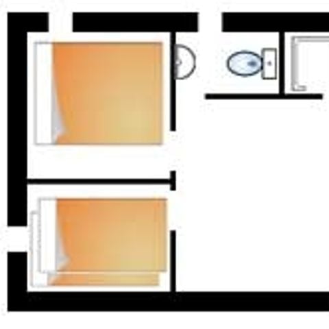 Chalet 6 personen - Chalet Poisson : 3 slaapkamers, 6 personen