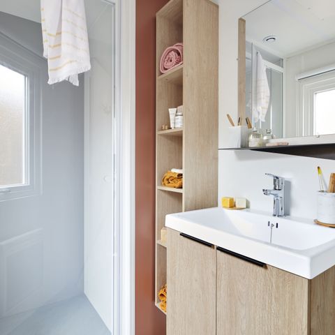 MOBILHOME 6 personas - Crecy la Chapelle : LODGE 3 DORMITORIOS - 1 cuarto de baño - 1 TV 1/6 pers