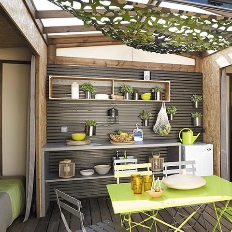 TENTE TOILE ET BOIS 4 personnes - MAORI