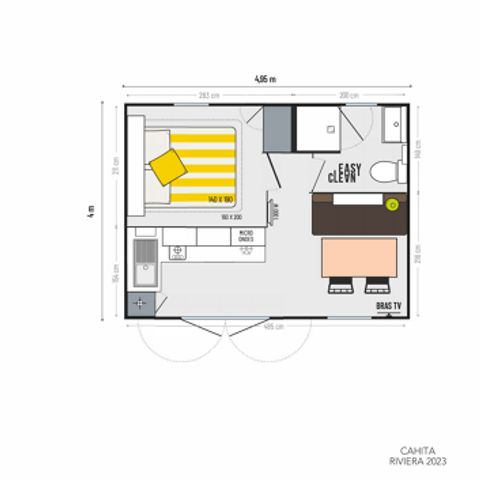 Mobile home 2 persons