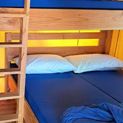 Tente en toile et en bois 5 personnes - Tente Eco Lodge | 2 Ch. | 4/5 Pers. | Sans SDB