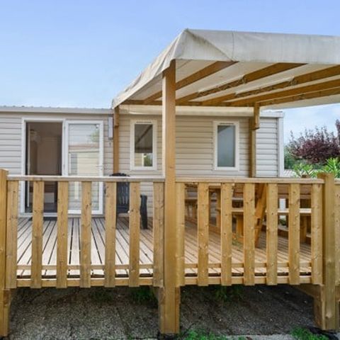 Mobilheim 4 Personen - Mobilheim | Comfort | 2 Zi. | 4 Pers. | Erhöhte Terrasse | Klim.