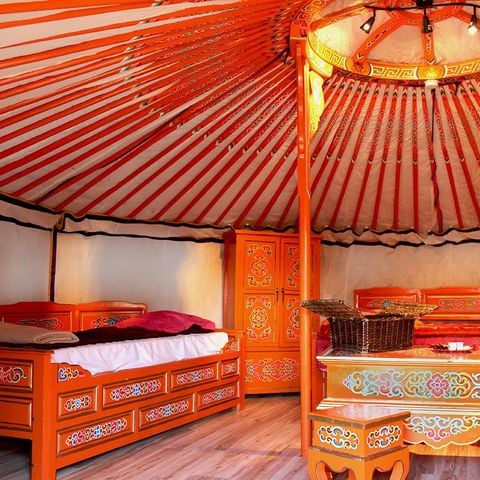 Accommodatie 4 personen - Yurt - Geen toilet of douche