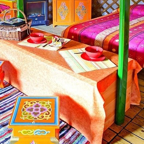 Accommodation 4 persons - Yurt - No toilet or shower