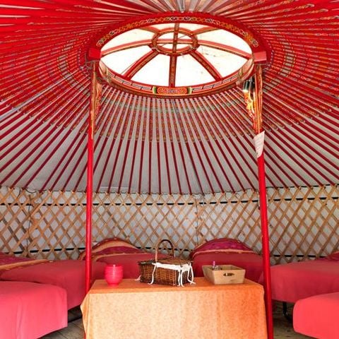 Accommodation 7 persons - Yurt - No toilet or shower