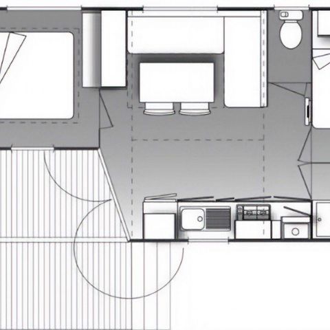 Mobile home 4 persons - Le Berger Comfort+