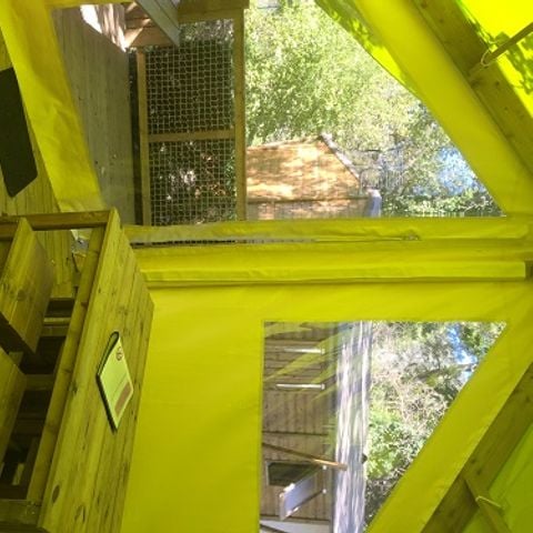 Tente en toile et en bois 5 personnes - Ecolodge Junior