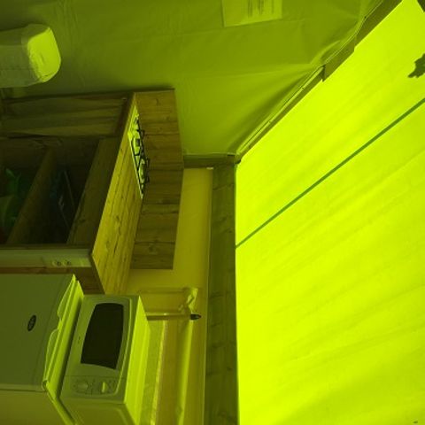 Tente en toile et en bois 5 personnes - Ecolodge Junior