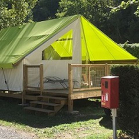 Canvas and wooden tent 5 persons - Junior Ecolodge
