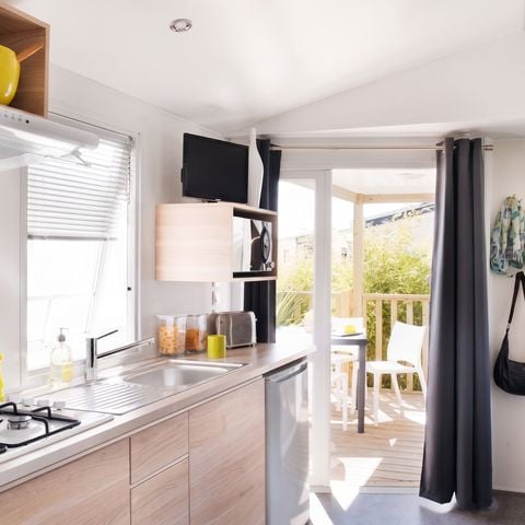 Stacaravan 4 personen - BERGER CONFORT PLUS - AIRCONDITIONING - TV