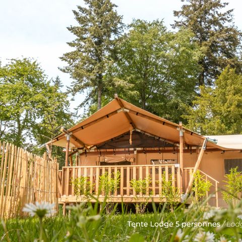 Lodge 5 persone - Tenda - 2 camere - Da letto