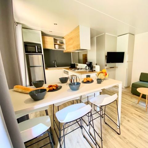 Mobilhome 6 personnes - 3 chambres - 2 salles de douche - Version Premium