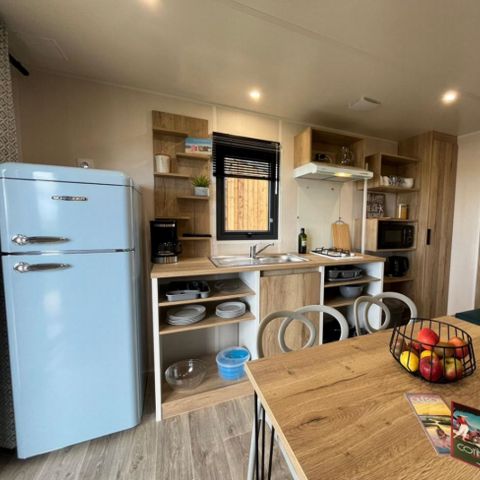 Mobilheim 4 personen - Les Cabanes, Mobil Home 2 CH - 4 pers