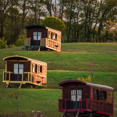 Accommodation 5 persons - Roulotte Gîte 4/5 pers