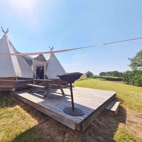 Accommodatie 7 personen - Tipi Lodge 6/7 pers