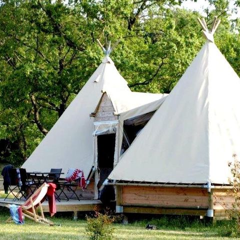 Unterkunft 7 personen - Tipi Lodge 6/7 Pers.