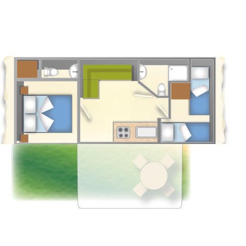 Mobile home 4 persons - BAIA COMFORT