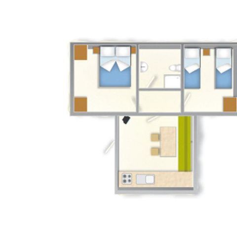 Mobile home 5 persons - BAIA LUX