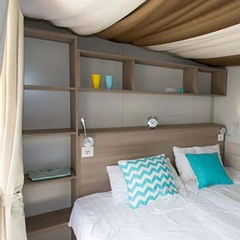 LODGE 5 personnes - Tente Lodge hybride | 2 Ch. | 4/5 Pers. | 1 SDB | Clim.