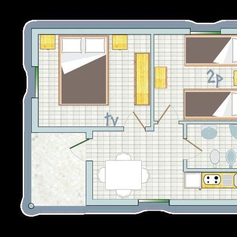 Bungalow 2 persons - ERACLE