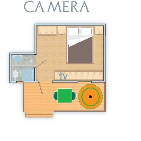 Mobile home 2 persons - CHAMBER