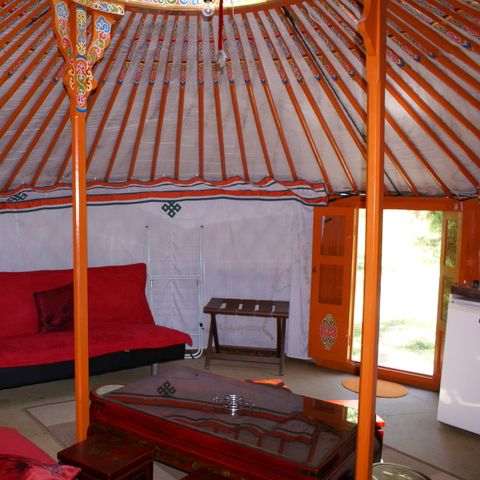 AUßERGEWÖHNLICHE UNTERKUNFT 6 Personen - Yourte 4/6p ohne sanitäre Einrichtungen