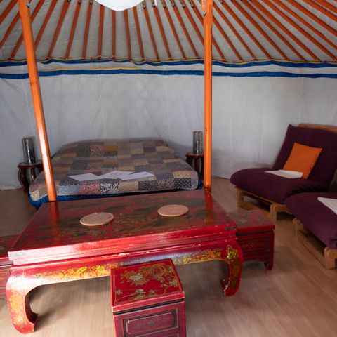 AUßERGEWÖHNLICHE UNTERKUNFT 2 Personen - Jurte ohne Sanitäranlagen
