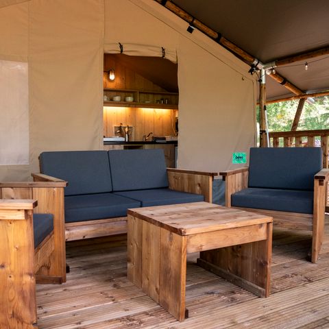 Lodge 4 persons - Safari Lodge LUXE with sanitary facilities