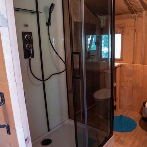 Lodge 4 persons - Safari Lodge LUXE with sanitary facilities