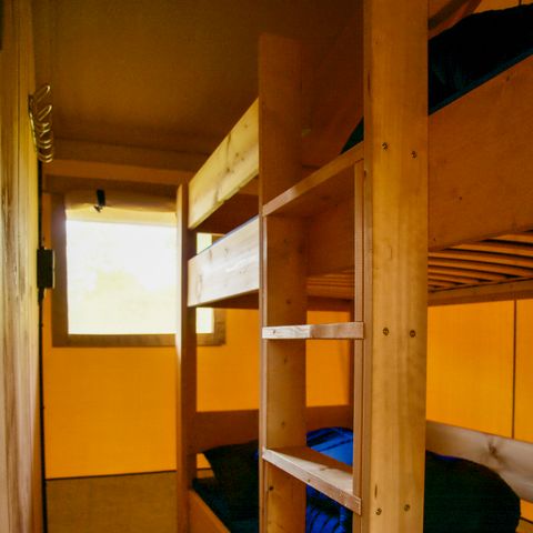 ALBERGUE 4 personas - Safari Lodge LUXE con instalaciones sanitarias