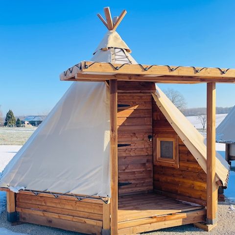 TENDA DA CAMPEGGIO 3 persone - Tepee moderno